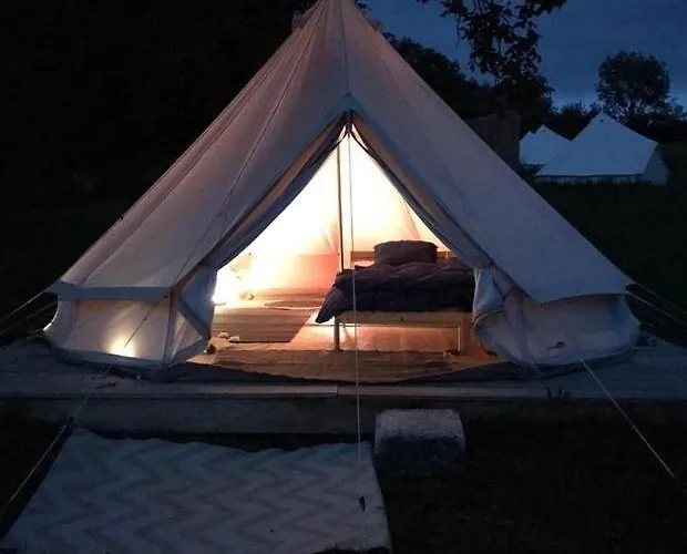 L'ecolodge Des Champs Campo de lujo