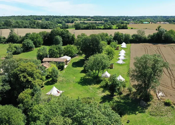 L'ecolodge Des Champs Campo de lujo